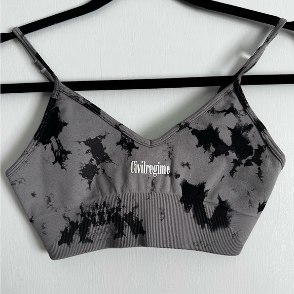 Civil Regime Other - Civil Regime Gray and Black Women's Bra